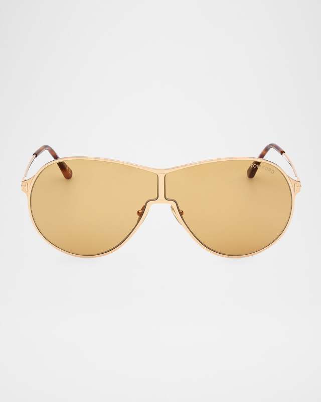 Gaia Metal Aviator Sunglasses
